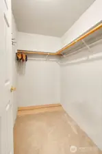 Primary Walk-In closet.