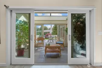 Sunroom found in the Common House