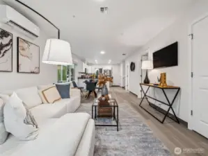 Another angle of ground floor bedroom to the right ..Model unit 13847