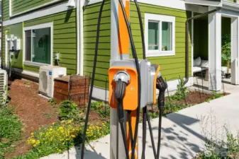 Community EV charging available