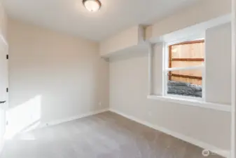 Bedroom #2, garage level