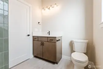 Lower Bathroom- Sheet mirror still to come