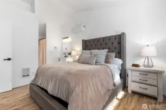 Primary Bedroom~ Ductless Heating & Cooling System installed 2021~