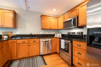 Plenty of storage space.