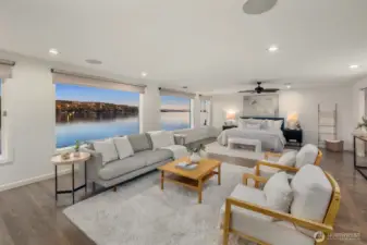 600 SF primary suite