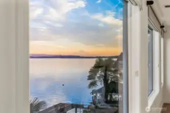 View from primary bedroom