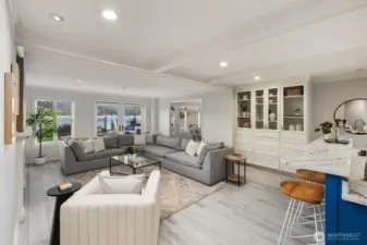 Lower level - complete second living space with separate entrance