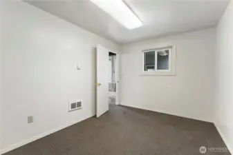 Garage storage space or office