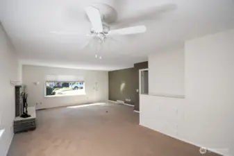 Carpeted now, but hardwood is below if wanting to reveal it again...