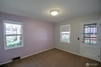 Back bedroom w/door to patio. French doors/slider would be a nice change.