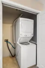 Washer/Dryer in Unit.