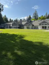 Rear view of Bay Club