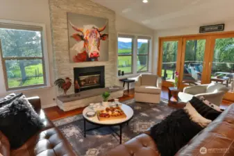 If a space can be both expansive AND cozy, this is it!
