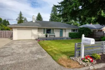 Classic Tumwater cutie has been lovingly refreshed from top to bottom. 3 BRs/1.5 baths, 1318 sf w/attached garage PLUS detached 120 sf office/studio and 200 sf workshop, both finished and have power.