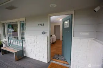 Step inside - you'll find freshly refinished original hardwood floors flow from entry through most of the home, coved ceilings; entire home has been lovingly refreshed with attention to original character in mind.