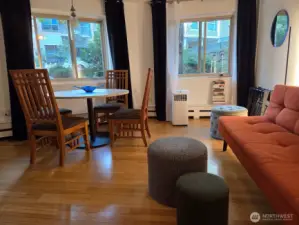 Living and dining area