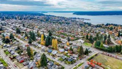 A stone's throw from University Place.