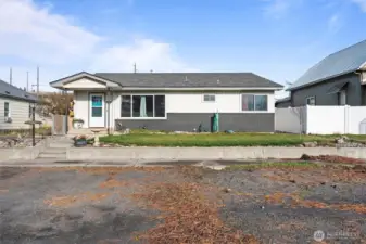 Lots of parking out front