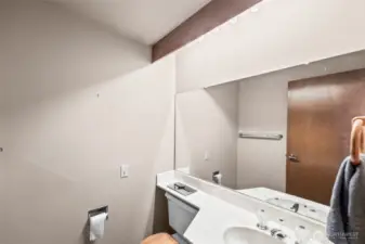 Main floor half bath