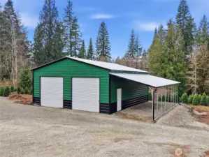 NEW METAL SHOP--- (2) 10'10' Doors