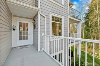 Private entry with level access—no stairs for easy everyday living