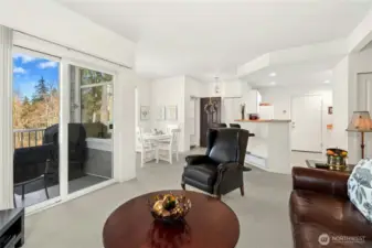 Open-concept living ideal for both relaxing and entertaining