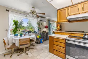 Eating area off of Kitchen