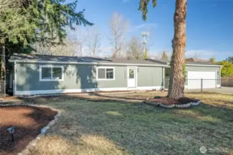 Low-maintenance yard for effortless upkeep. The home was just updated with energy efficient vinyl windows throughout to ensure low energy bills. NEW EXTERIOR PAINT, NEW ROOF, GUTTERS, AND CRAWLSPACE- just bring your toothbrush.