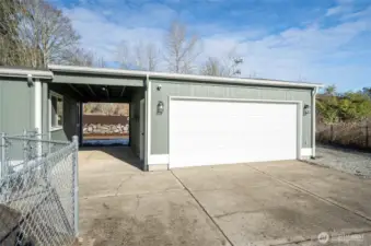 Detached 2 garage with covered breezeway from the home. Store your cars, ATV's, motorcycles and more!