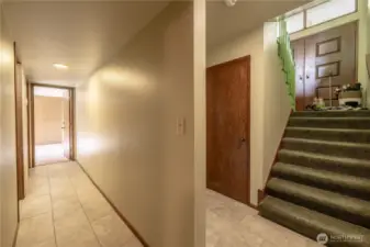 Hallway to Bath and Bedroom