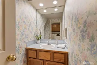 Main floor half-bath.