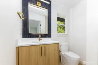 Upstairs powder bath