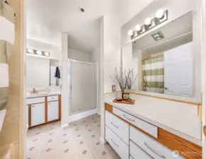Extra vanity space and storage