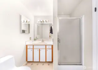 Separate shower