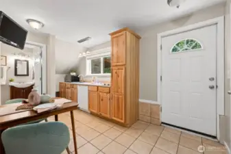 guest living space with separate entrance