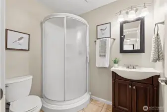 guest living space bathroom