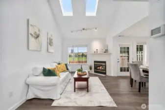 Open living room