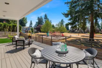 Overlooking Expansive Neighborhood Park