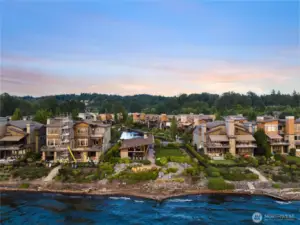 Coveted Barbee Mill community including lakefront access and a club house for events