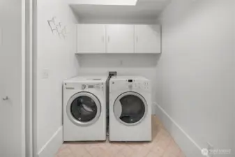 Dedicated laundry/utility room