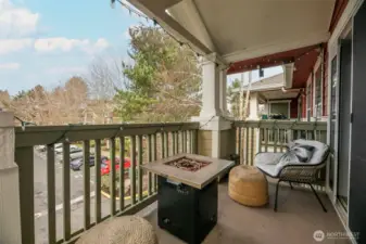 Access patio off living room or bedroom!