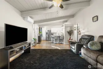 Stunning vaulted ceilings