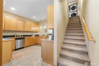 Stairs to upper floor