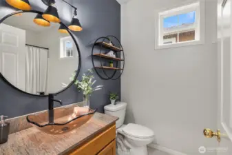 Main floor guest bathroom