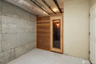 Plus a huge storage room with a sauna!!