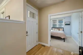 Office or extra room next to the front entrance.