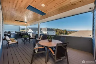 Covered Viewing Deck