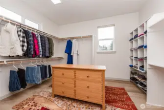 HUGE Primary Closet