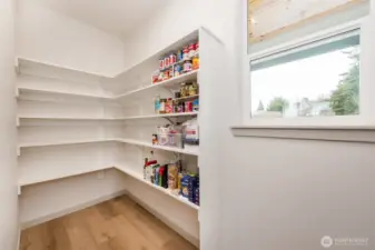 One of Two Walk-in Pantries