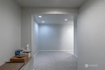 Storage room, extra room or office in basement